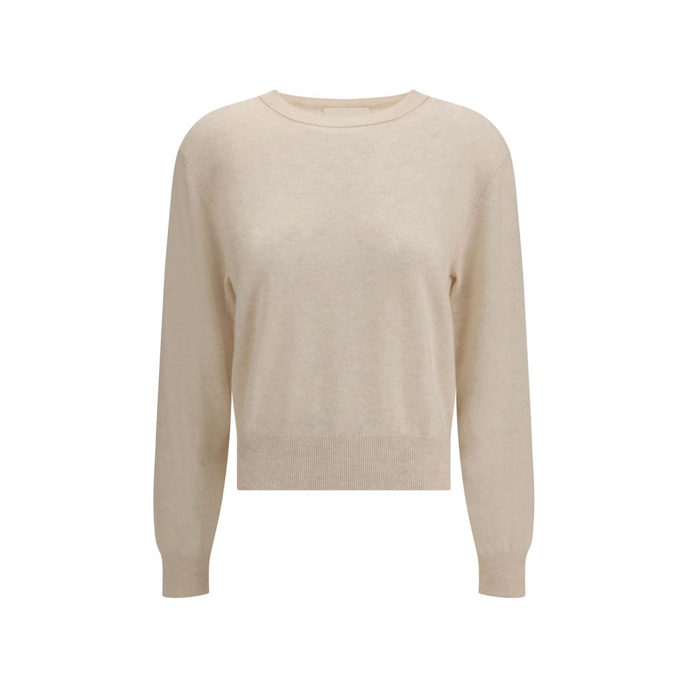 Lisa Yang Cream Fleece Wool Sweatshirt | Regal Royce