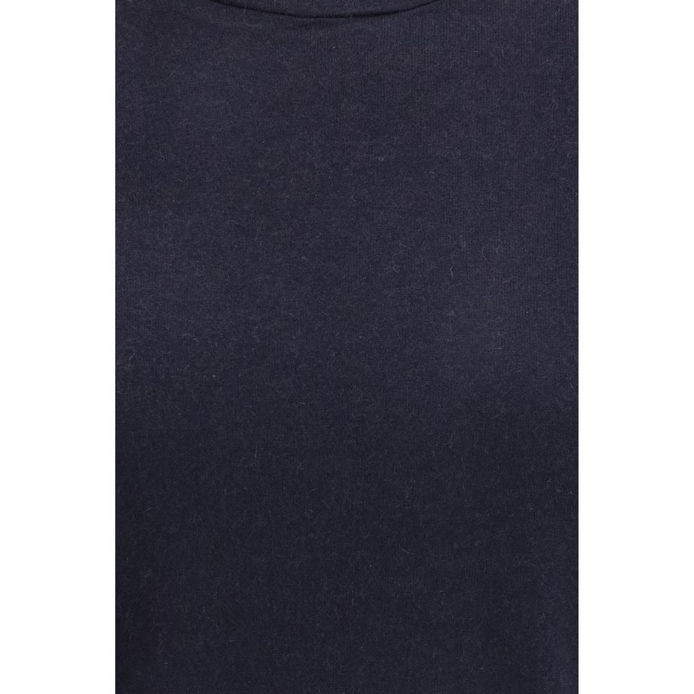Extreme Cashmere Blue Cotton T-Shirt | Regal Royce