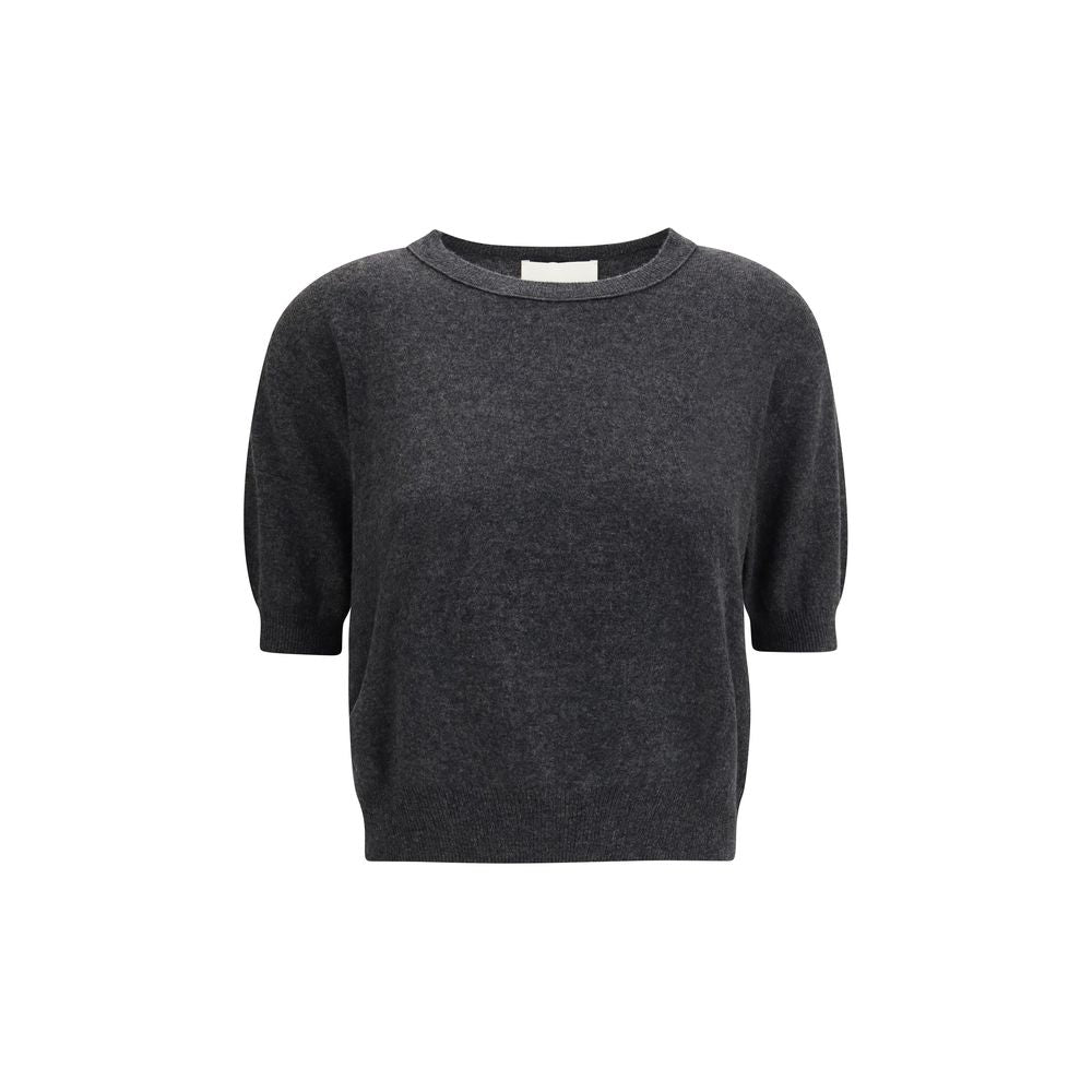 Lisa Yang Gray Fleece Wool T-Shirt | Regal Royce