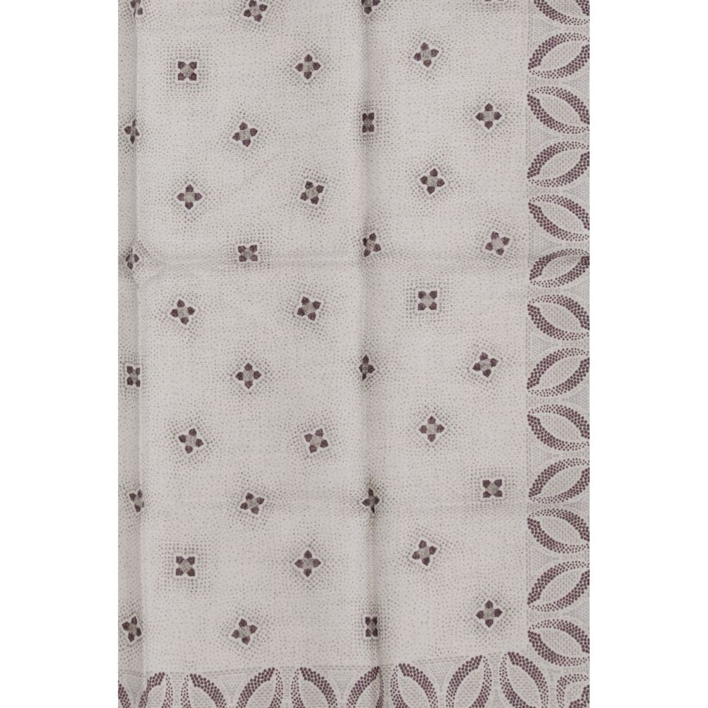 Brunello Cucinelli Beige Silk Pocket Square | Regal Royce