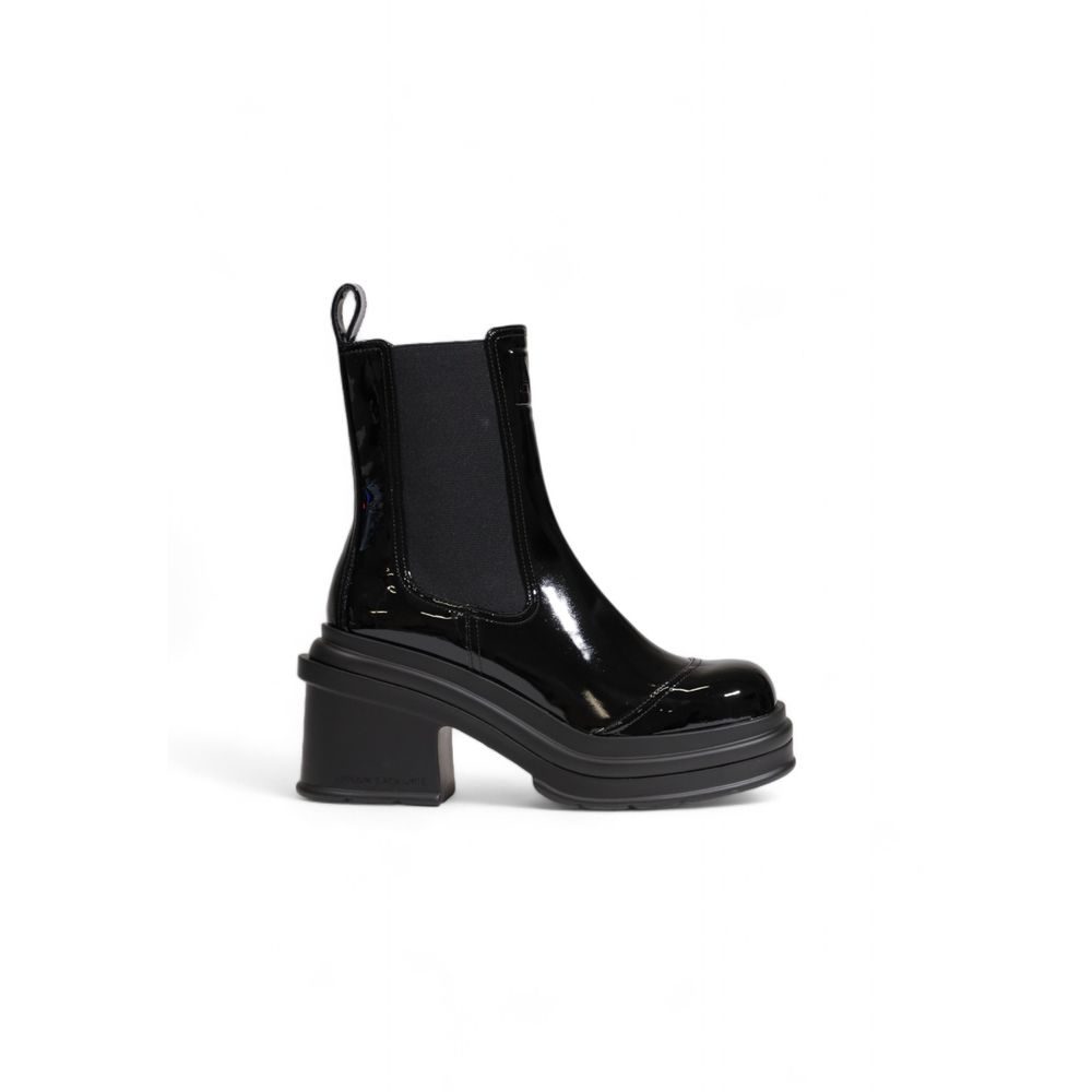Armani Exchange Black Polyester Ankle Boots | Regal Royce