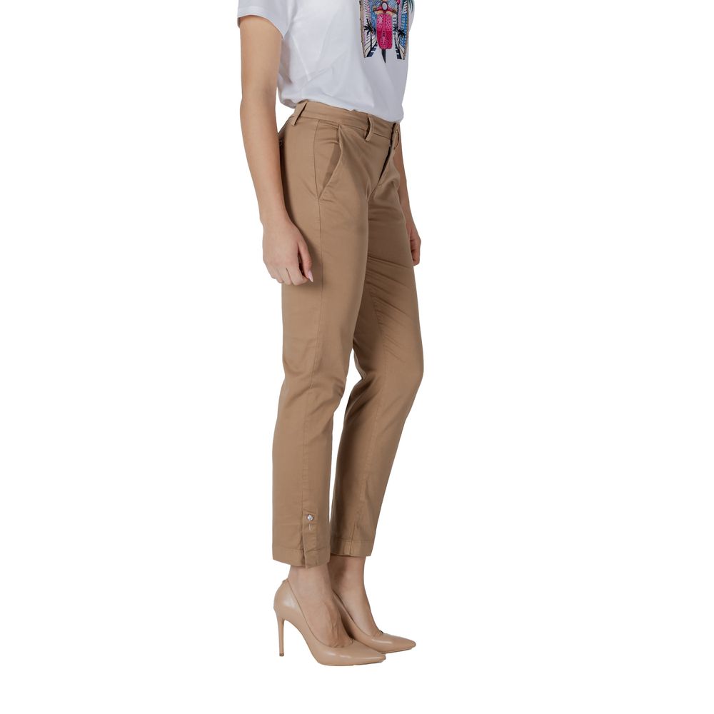 Liu Jo Beige Cotton Chino Pants | Regal Royce