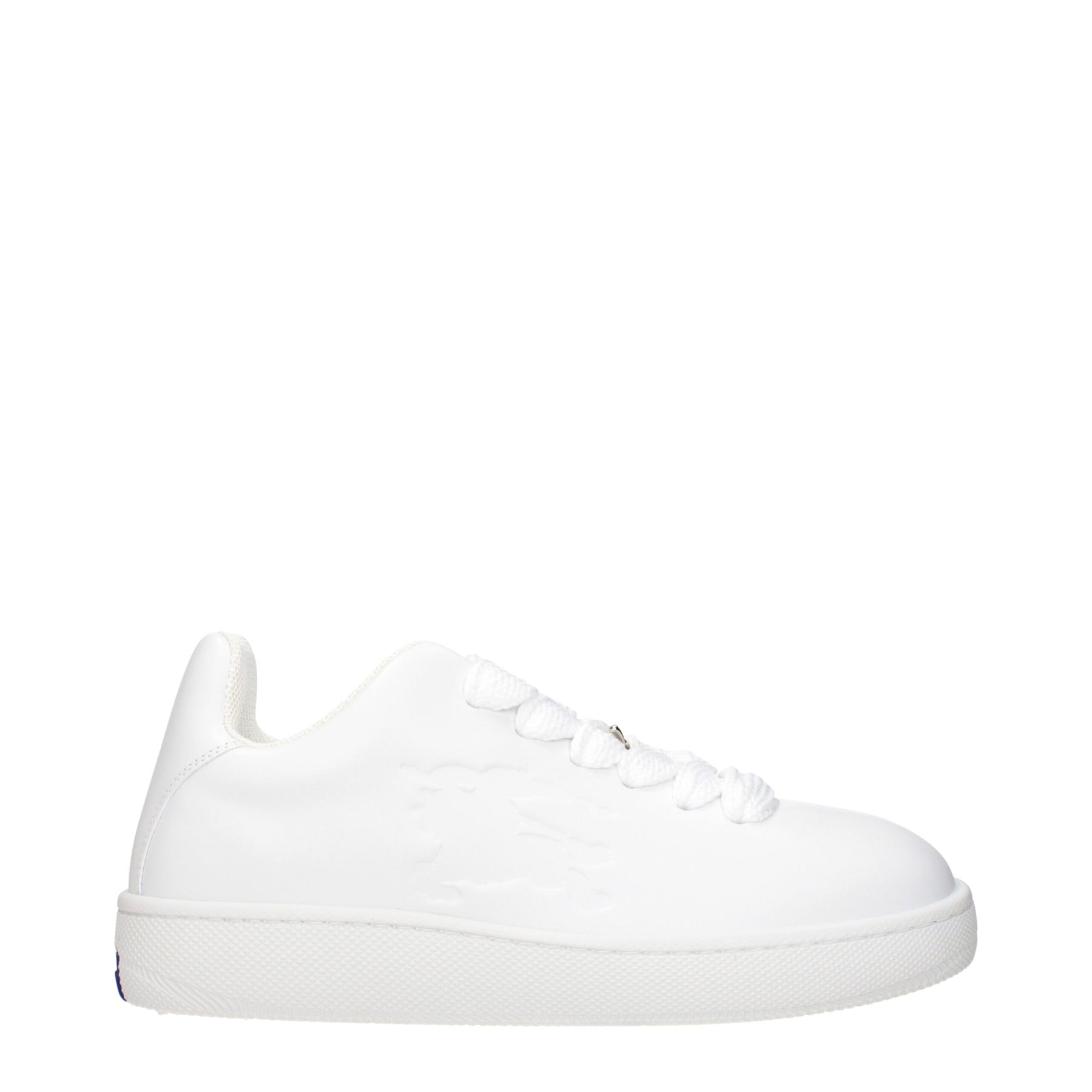 Burberry White Leather Low Top Sneakers | Regal Royce