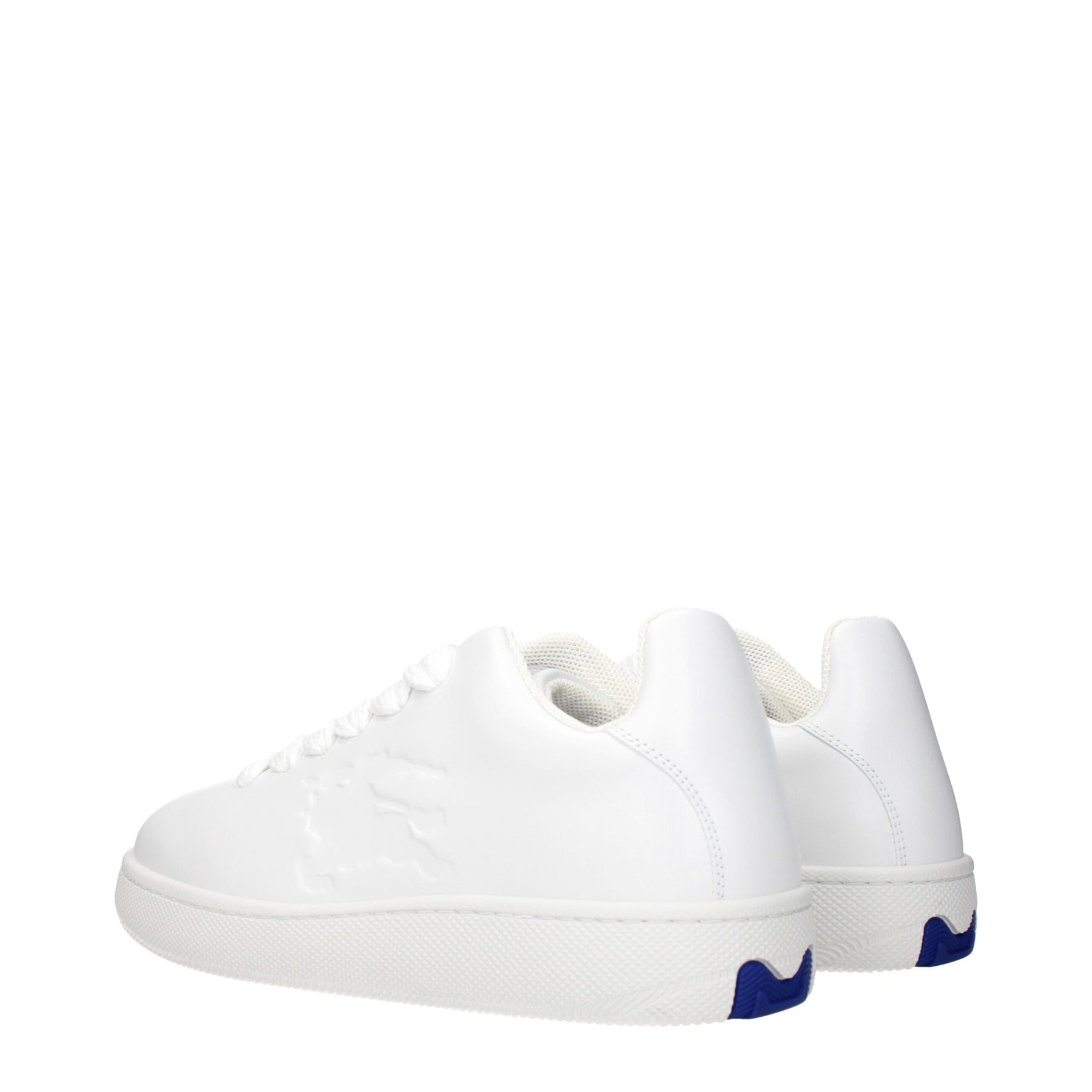 Burberry White Leather Low Top Sneakers | Regal Royce