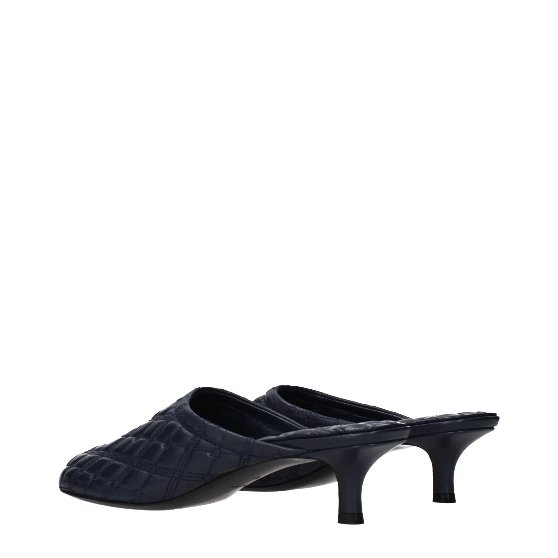 Burberry Blue Leather Slippers | Regal Royce