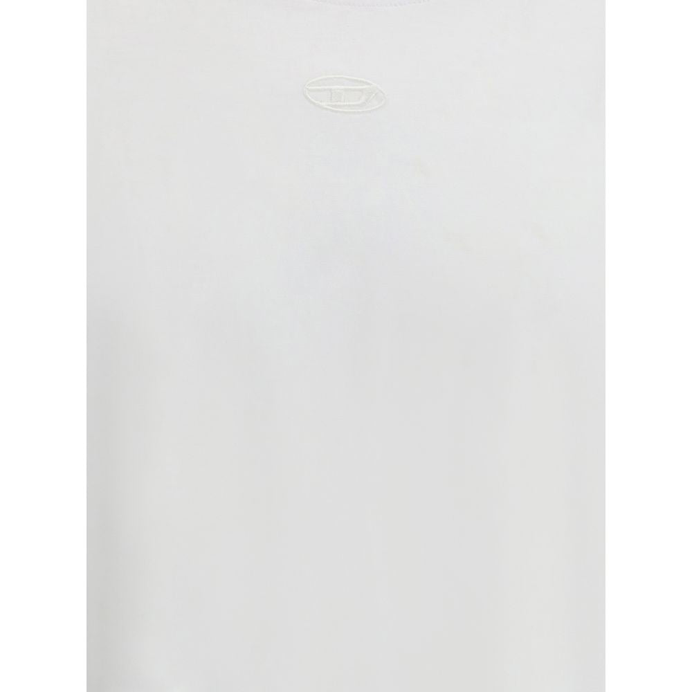 Diesel White Cotton T-Shirt | Regal Royce