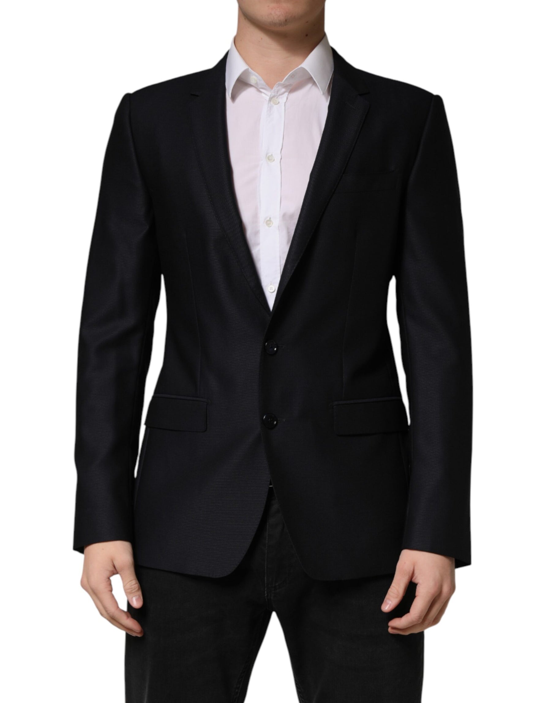 Dolce & Gabbana Black MARTINI Single Breasted Jacket Blazer | Regal Royce