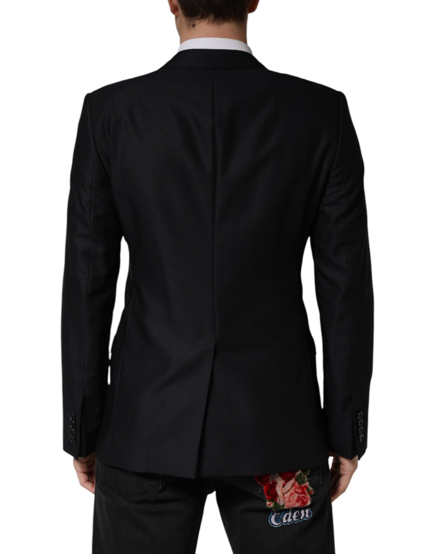 Dolce & Gabbana Black MARTINI Single Breasted Jacket Blazer | Regal Royce