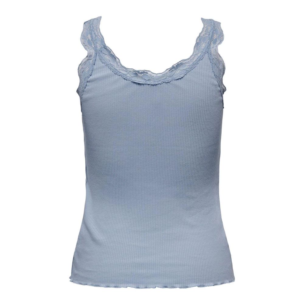 Only Light Blue Cotton Tank Tops | Regal Royce