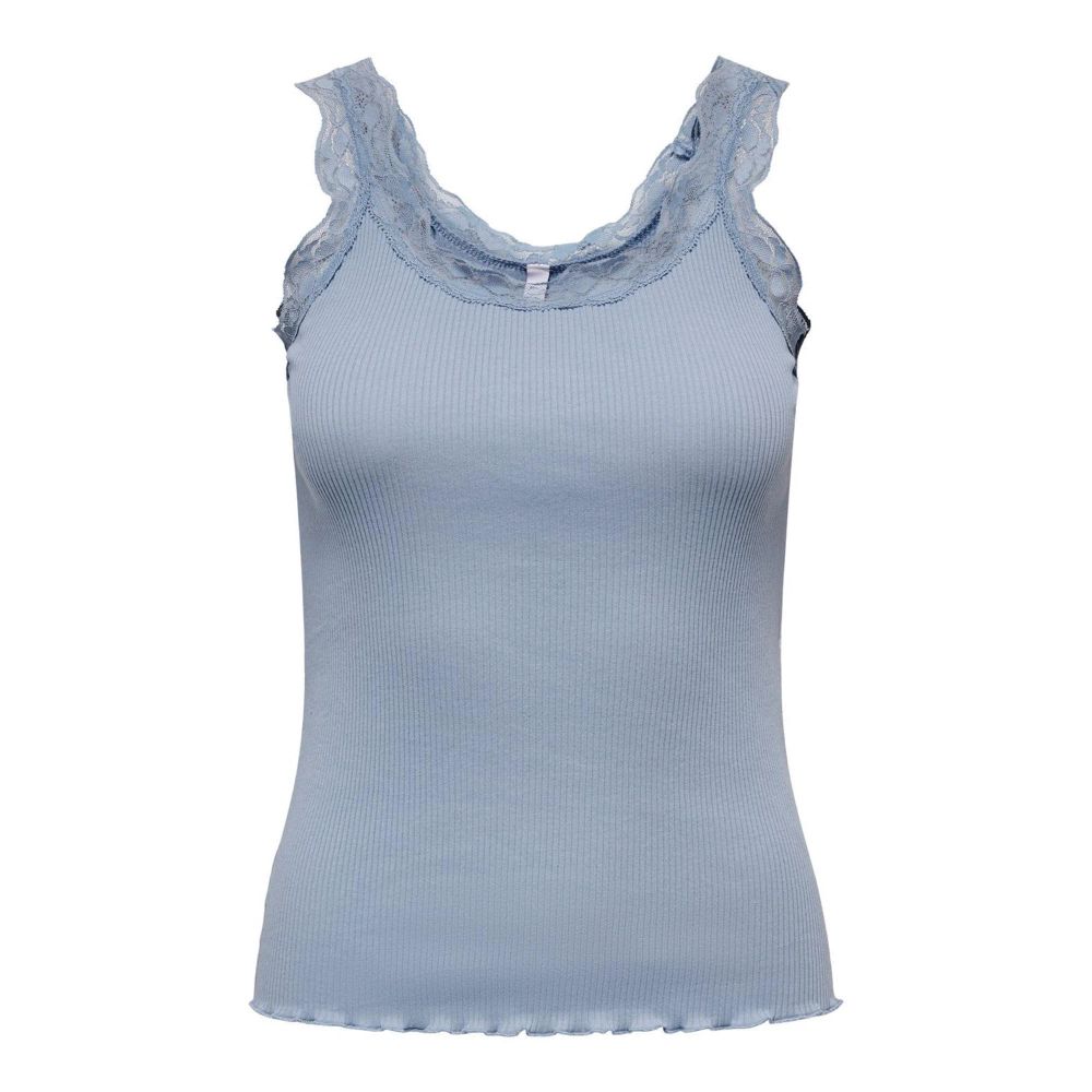 Only Light Blue Cotton Tank Tops | Regal Royce
