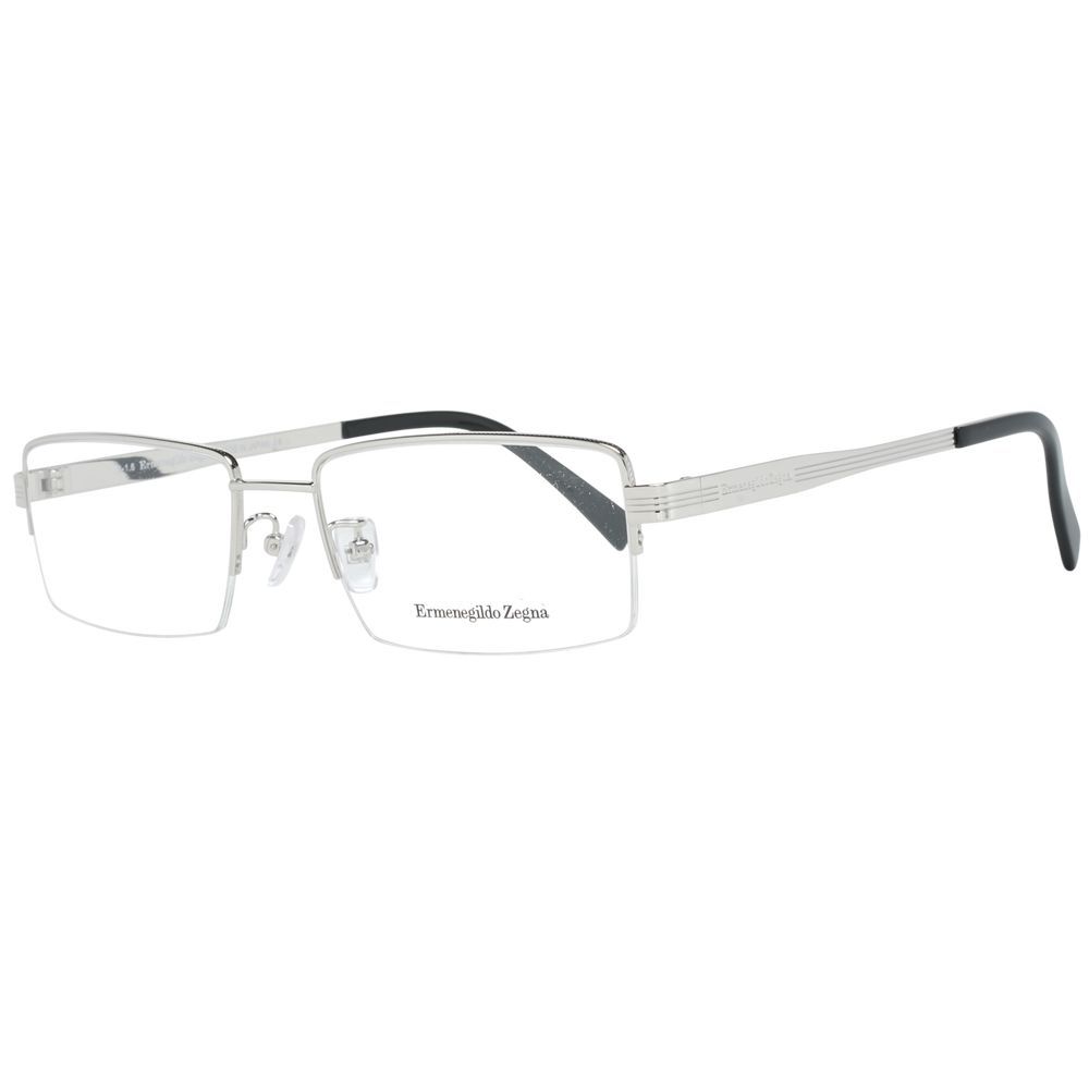 Ermenegildo Zegna Silver Titanium Glasses (Frames) | Regal Royce