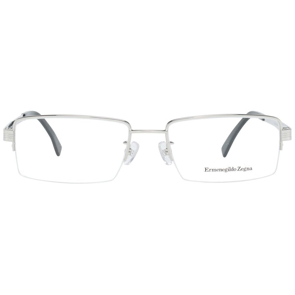 Ermenegildo Zegna Silver Titanium Glasses (Frames) | Regal Royce