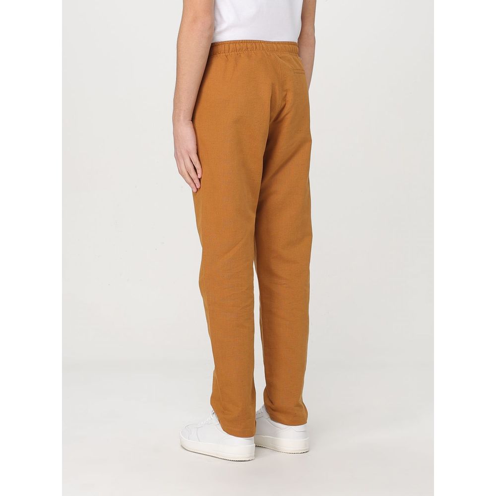 Colmar Brown Linen Casual Pants | Regal Royce