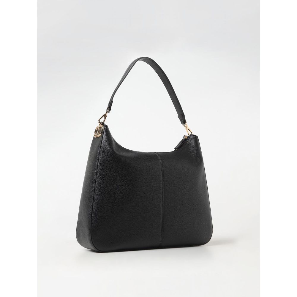 Twinset Black Leather Shoulder Bag | Regal Royce