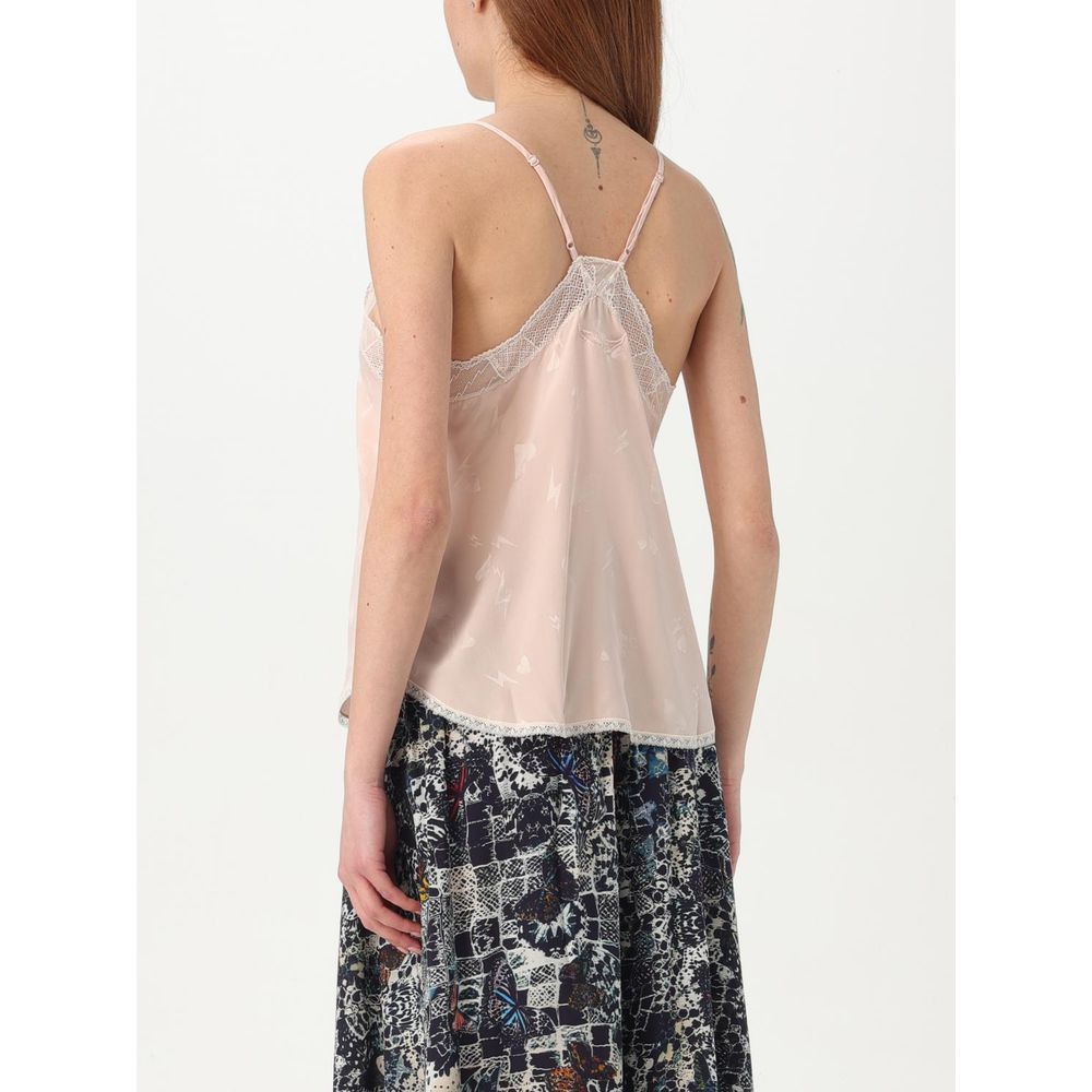 Zadig & Voltaire Multicolor Polyester Satin Top | Regal Royce