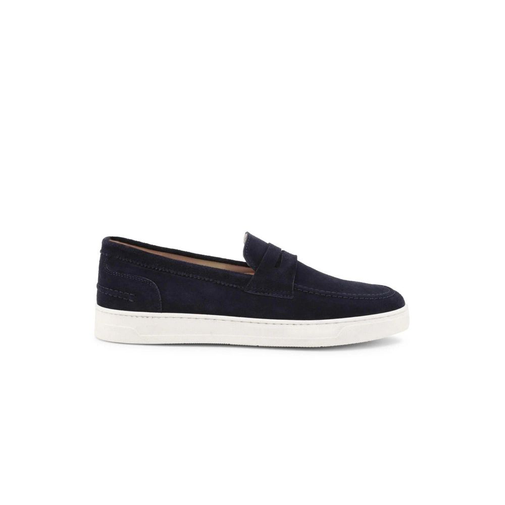 Duca di Morrone Blue Leather Moccassin | Regal Royce