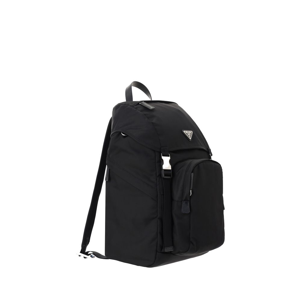 Prada Black Recycled Polyamide Backpack | Regal Royce