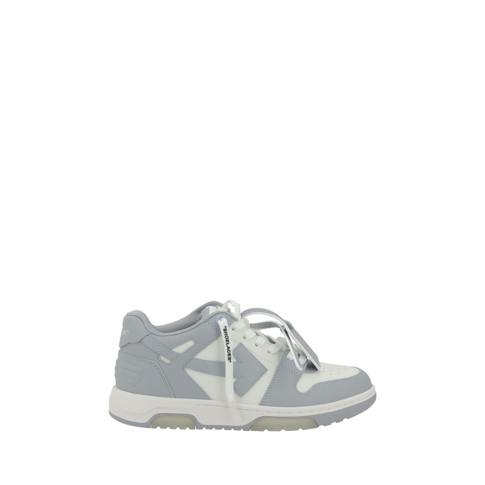 Off-White Gray Rubber Low Top Sneakers | Regal Royce