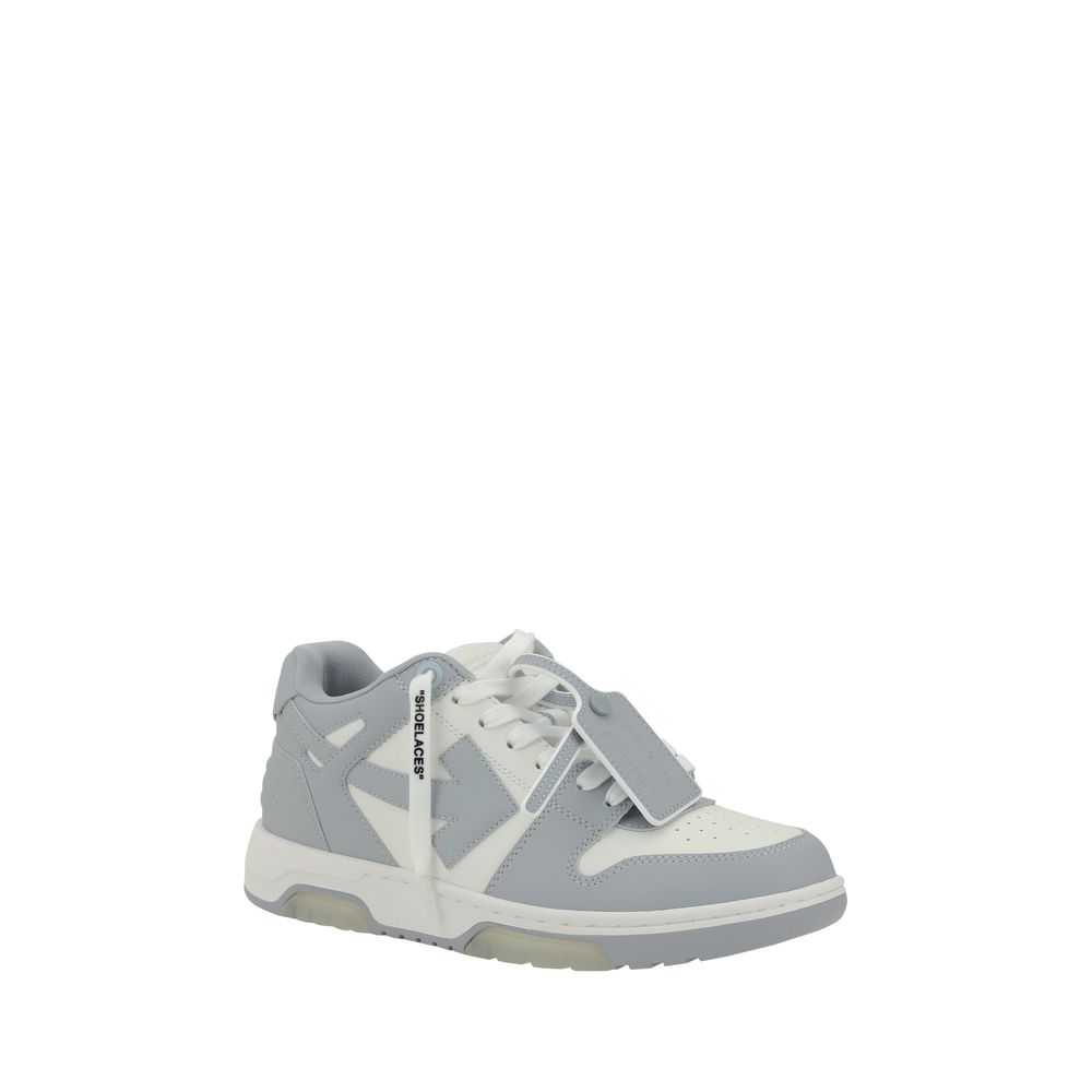 Off-White Gray Rubber Low Top Sneakers | Regal Royce