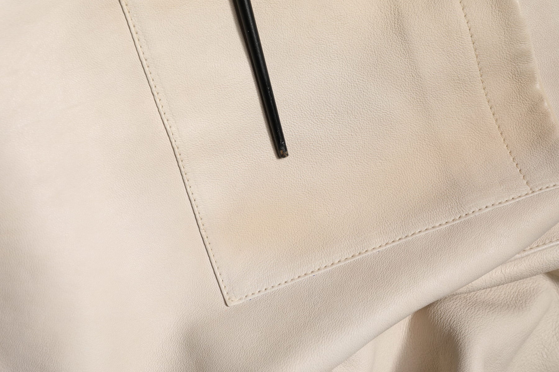 Dolce & Gabbana Beige Leather Button Down Men Casual Shirt | Regal Royce