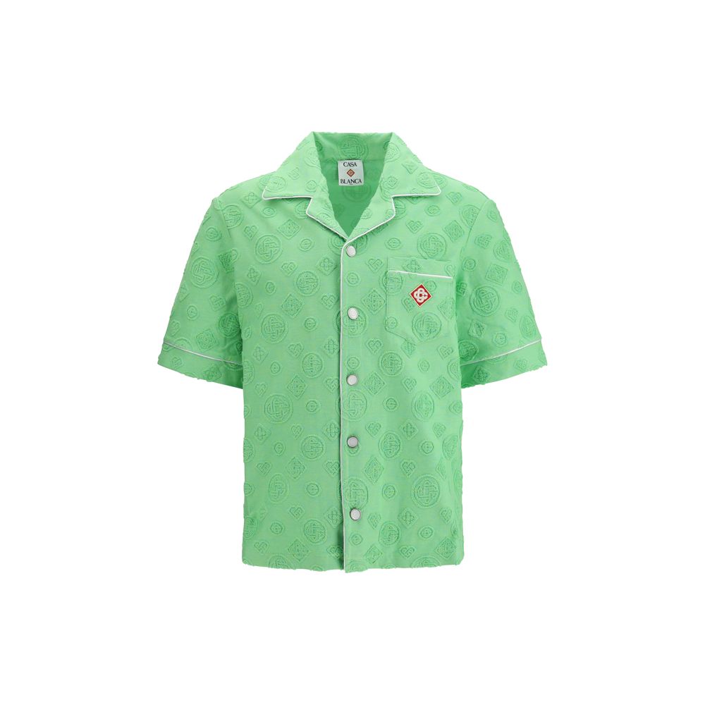 Casablanca Bicolor Cotton Shortsleeve Shirt | Regal Royce
