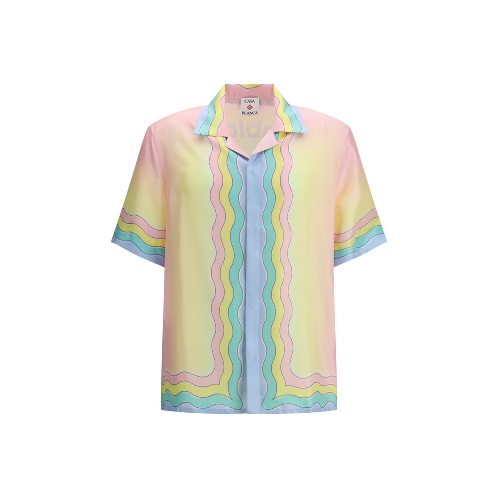 Casablanca Multicolor Silk Pattern Shirt | Regal Royce