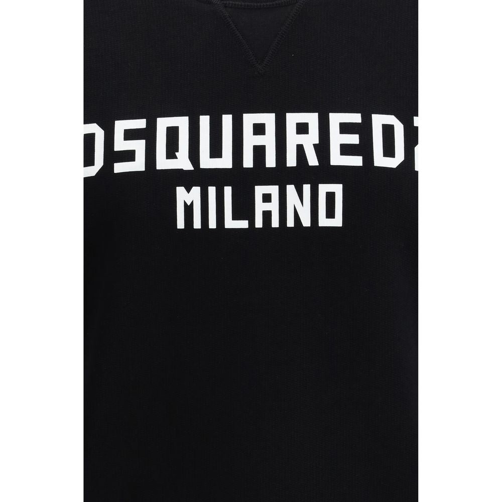 Dsquared² Black Cotton Sweatshirt | Regal Royce