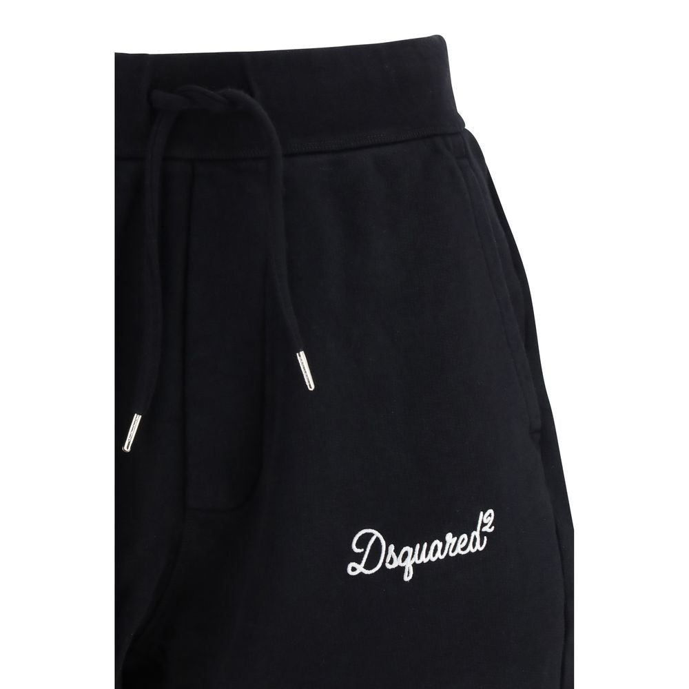 Dsquared² Black Cotton Bermuda Shorts | Regal Royce