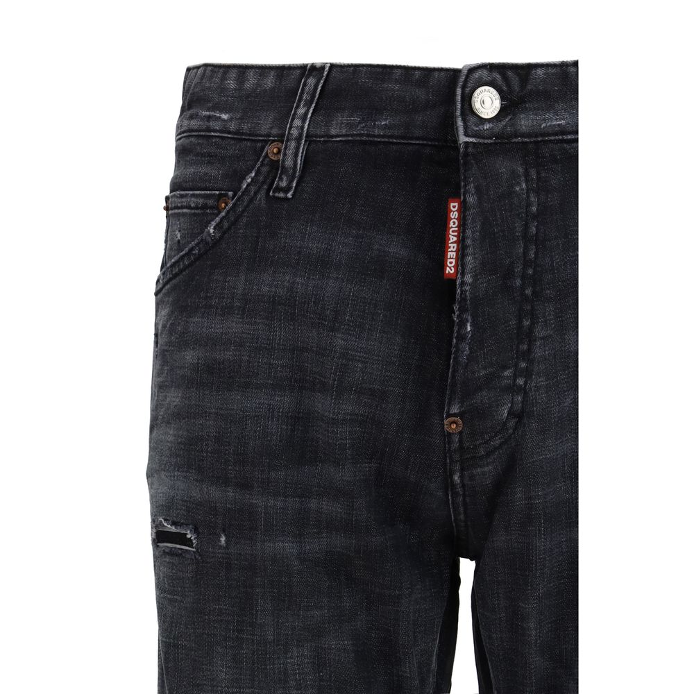 Dsquared² Black Cotton Jeans Denim | Regal Royce