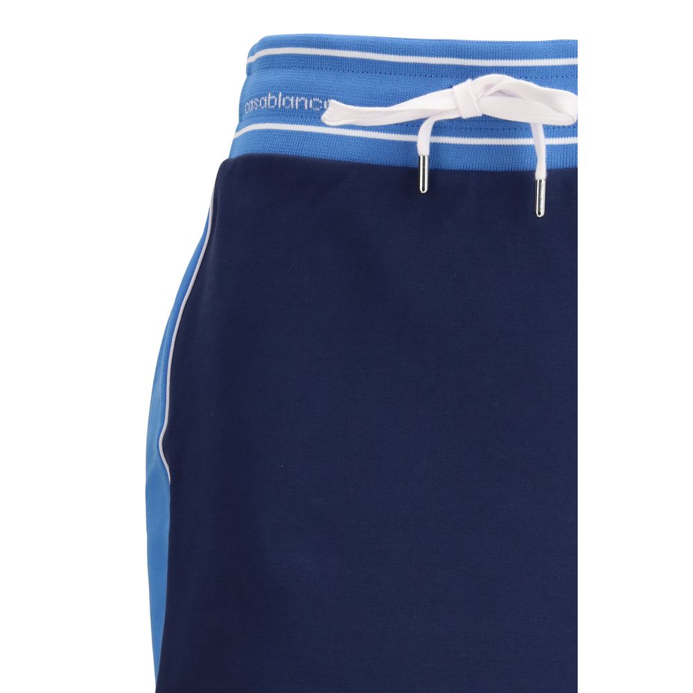 Casablanca Blue Cotton Mini Skirt | Regal Royce