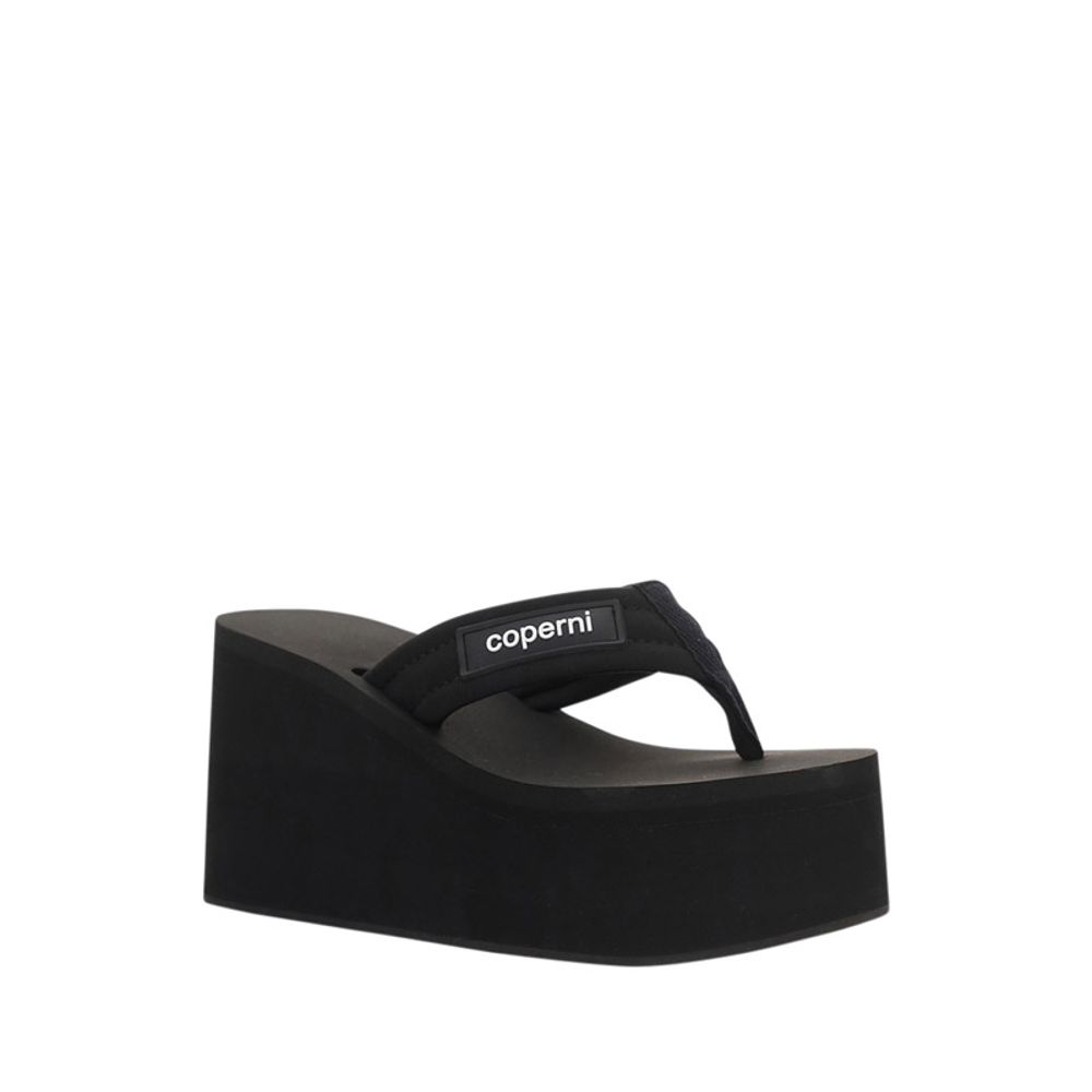 Coperni Black Polyamide Platform Sandals | Regal Royce