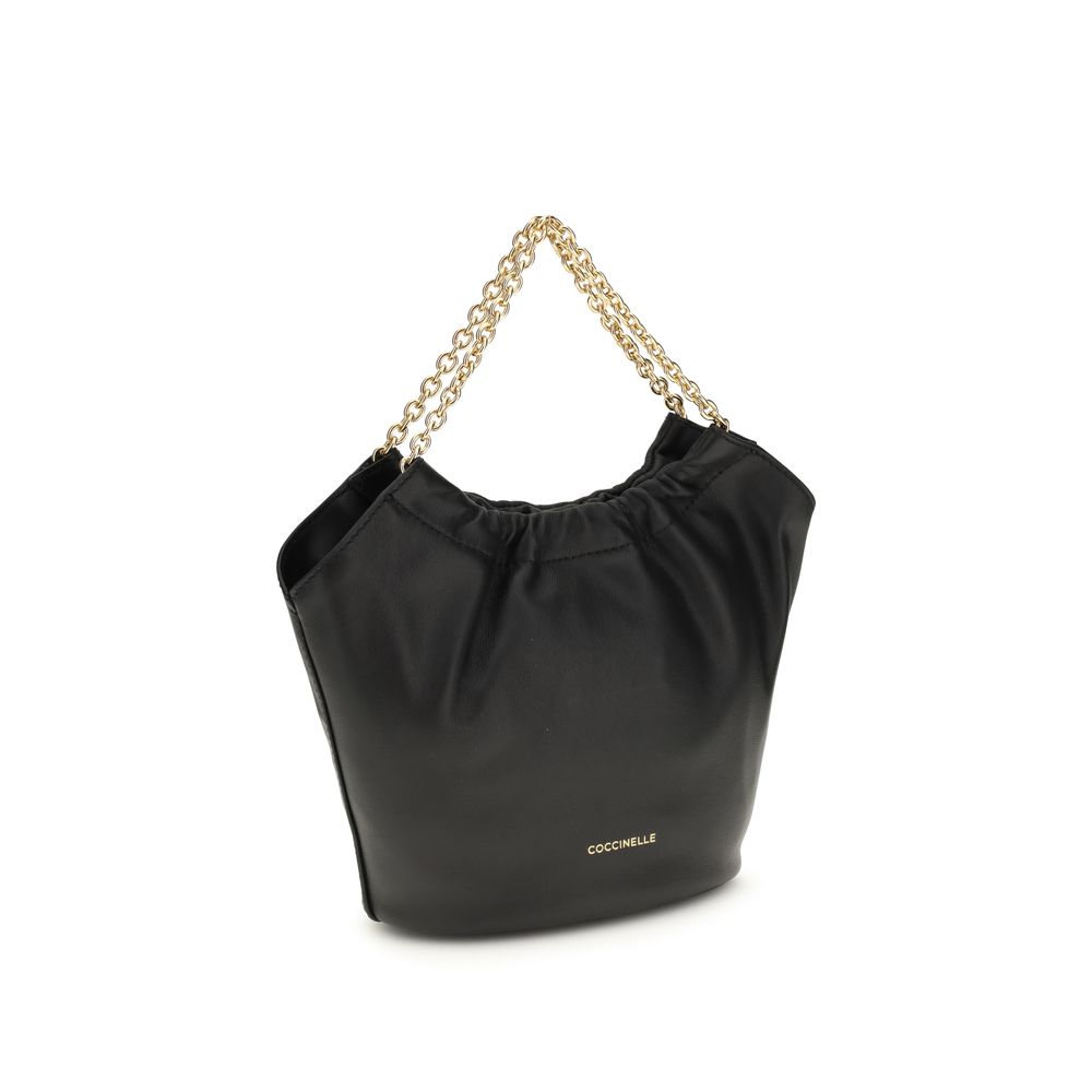 Coccinelle Black Calf Leather Bos Taurus Shoulder Bag | Regal Royce