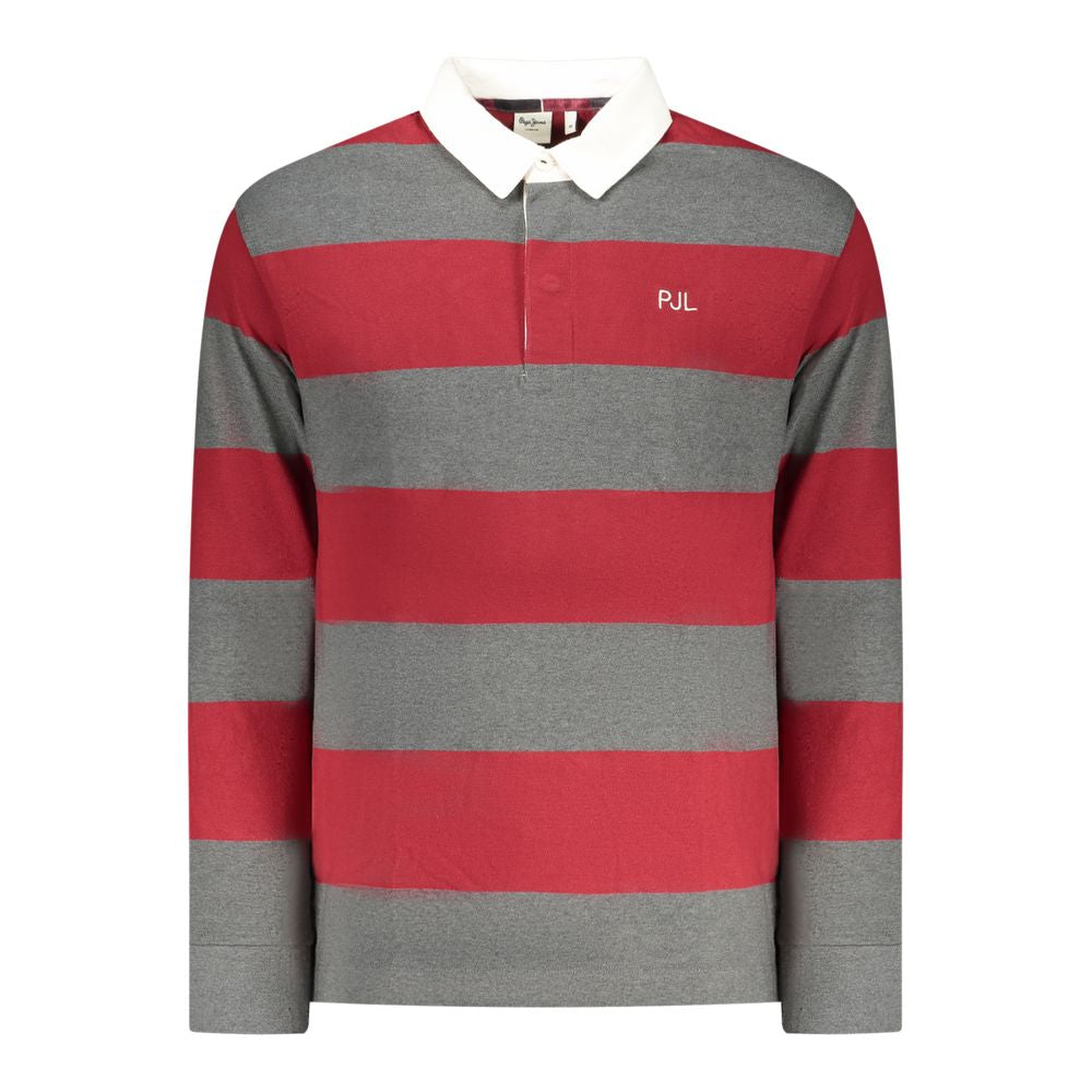 Pepe Jeans Rosso Cotton Mens Polo Shirt | Regal Royce
