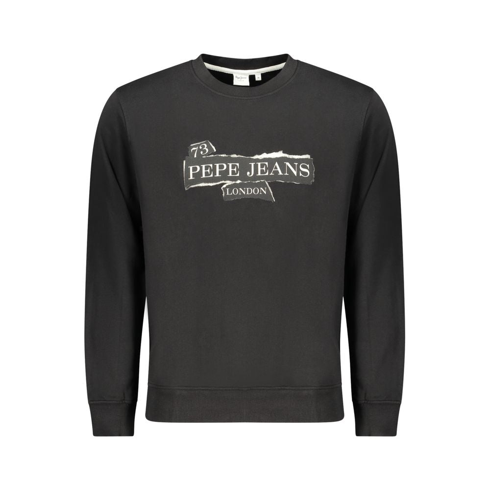 Pepe Jeans Nero Cotton Men's Sweatshirt | Regal Royce