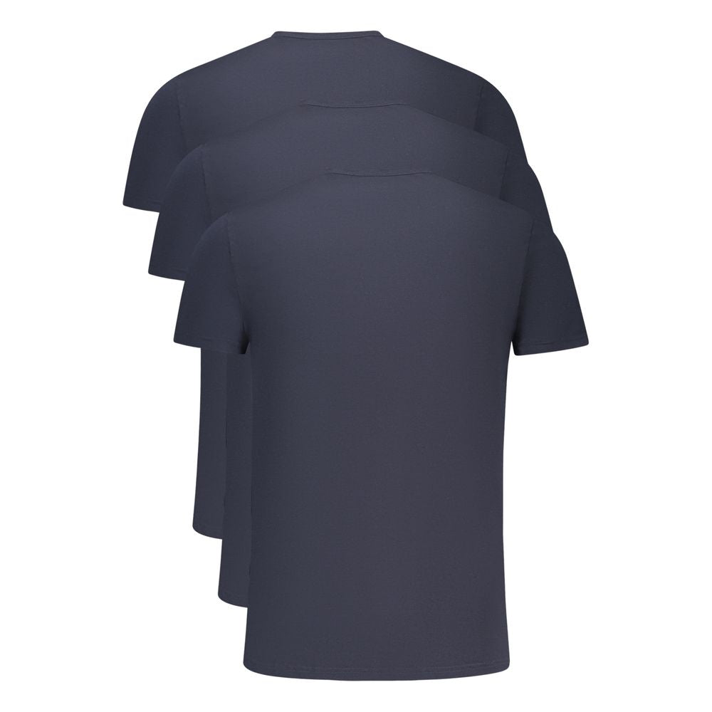 Tommy Hilfiger Blu Cotton Men T-Shirt | Regal Royce