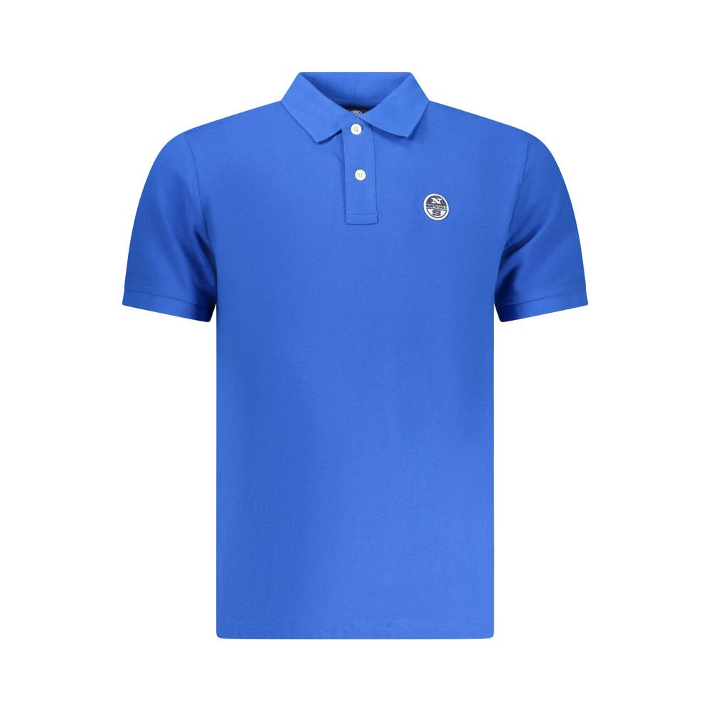 North Sails Blue Cotton Men's Polo Shirt | Regal Royce