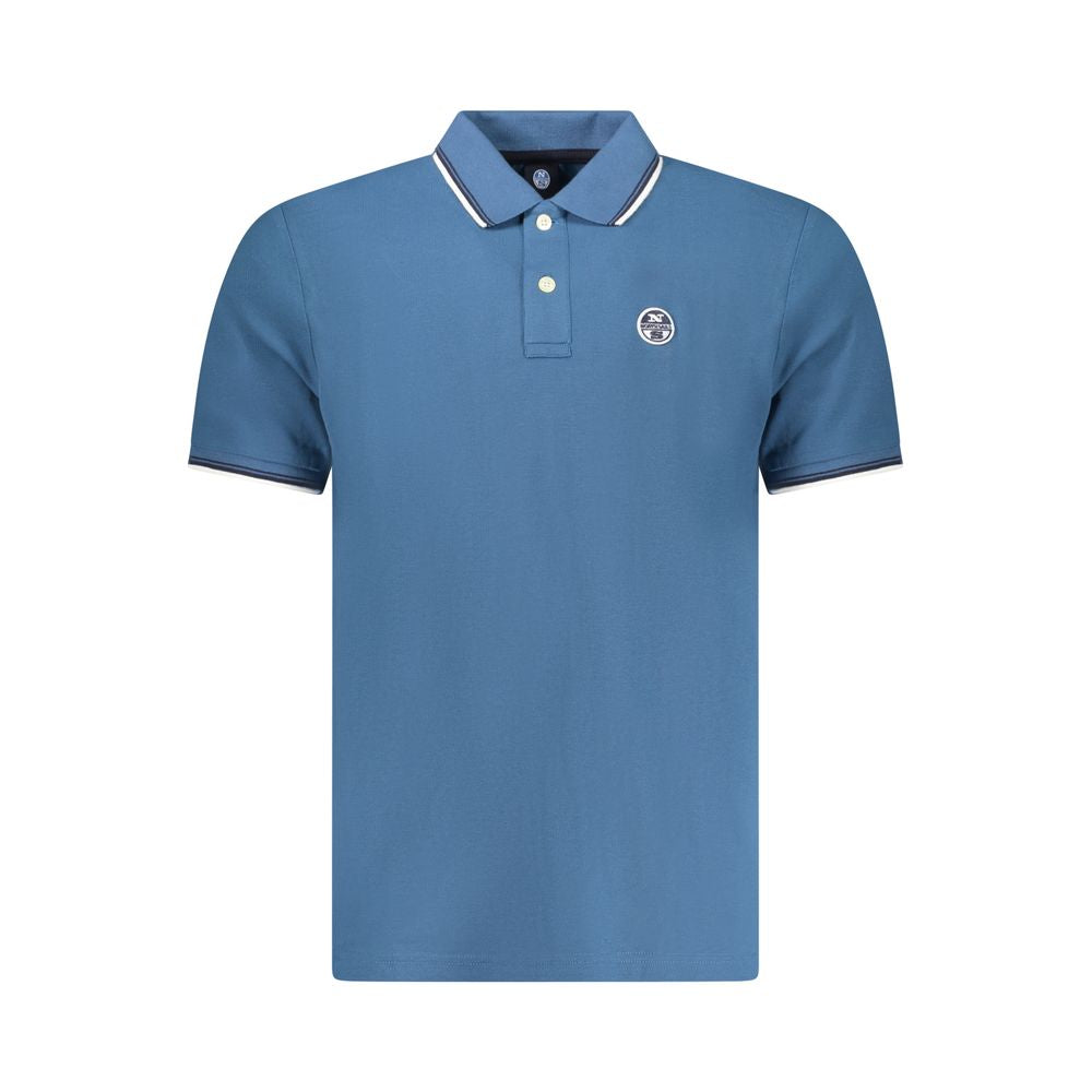 North Sails Blu Cotton Men Polo | Regal Royce