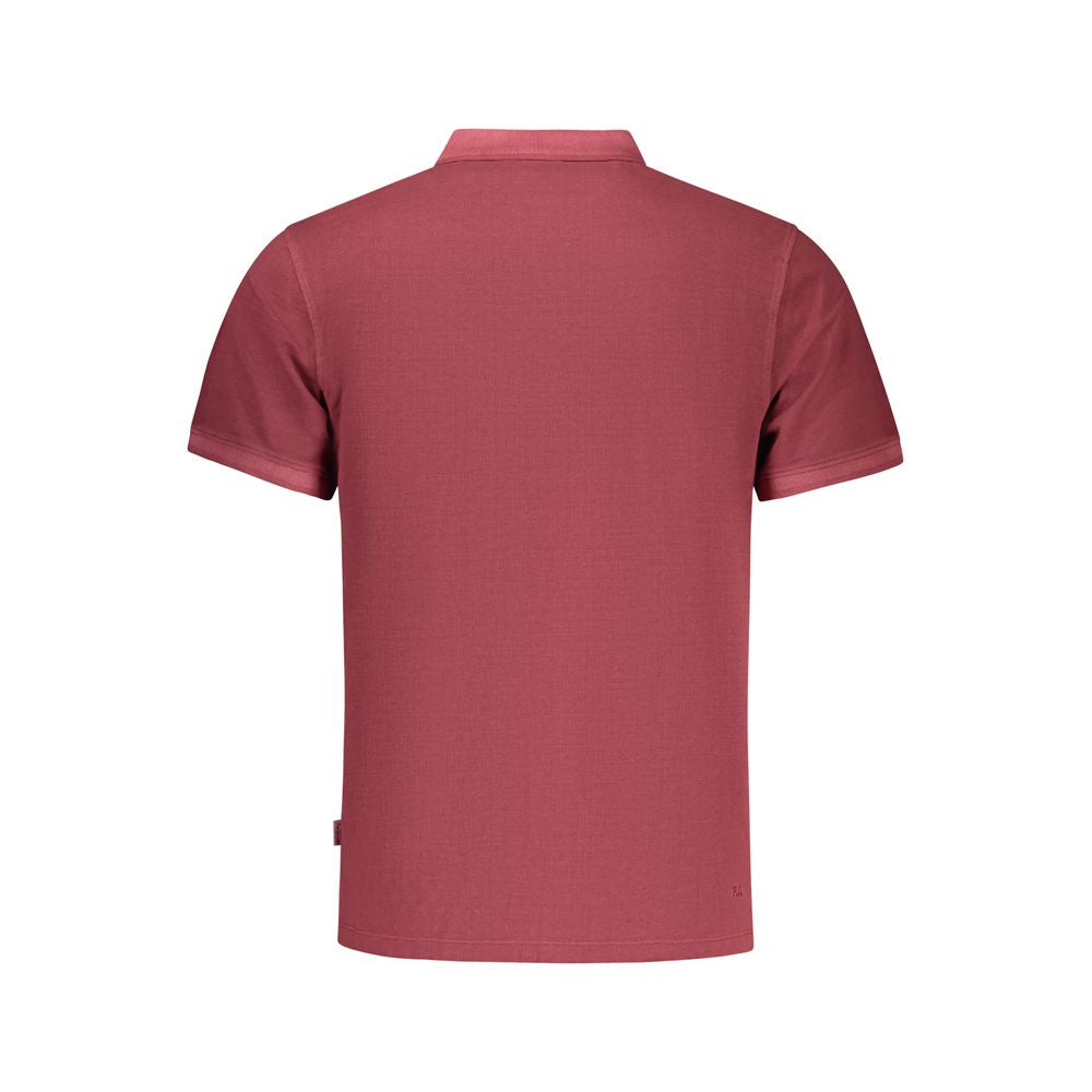 Pepe Jeans Red Cotton Polo Shirt | Regal Royce