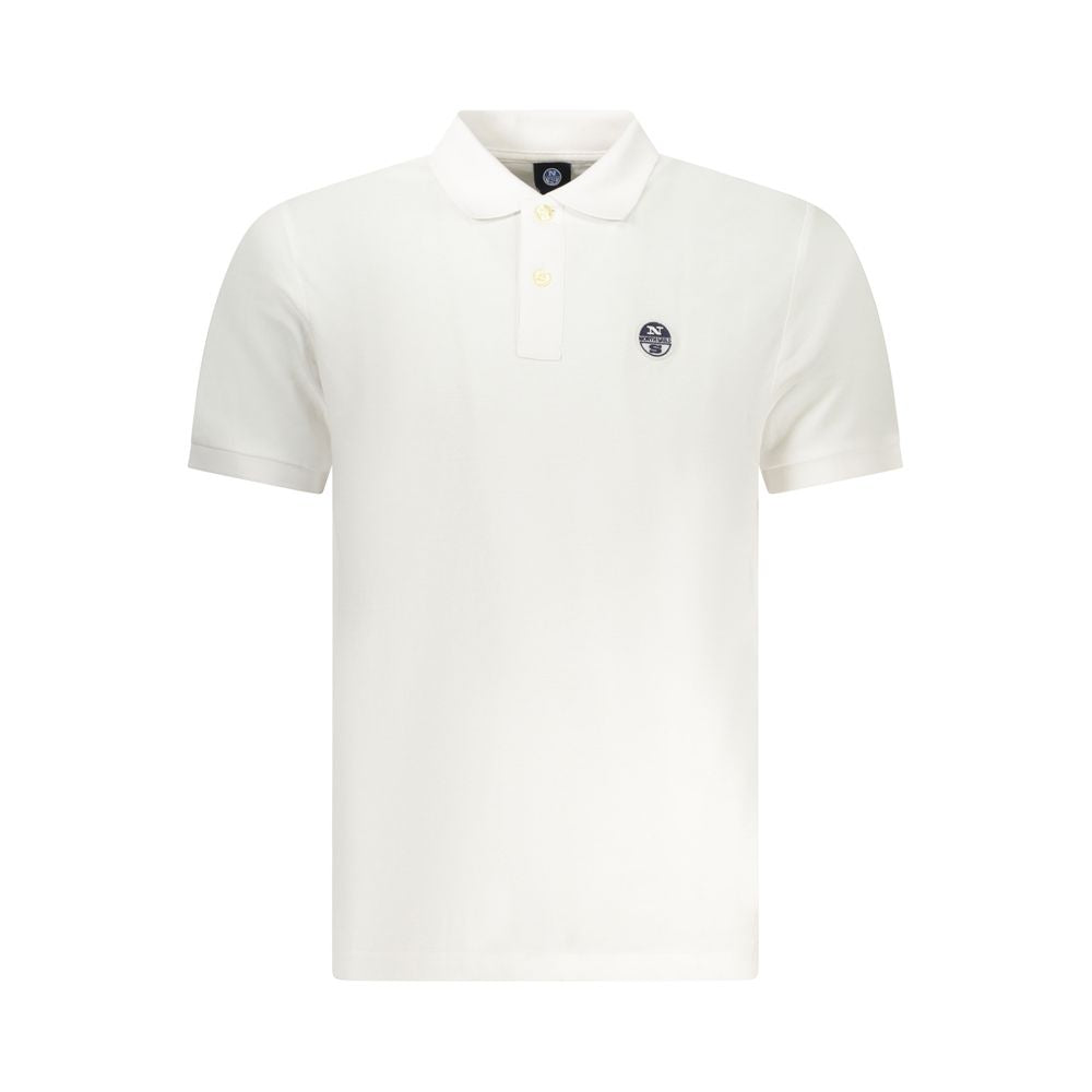 North Sails White Cotton Men's Polo Shirt | Regal Royce