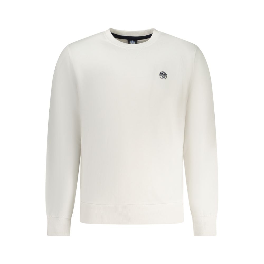 North Sails White Cotton Mens Sweatshirt | Regal Royce