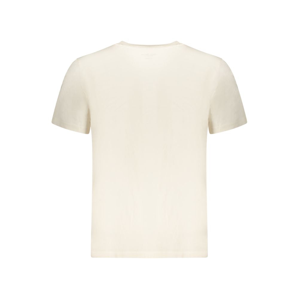 Pepe Jeans Beige Cotton Men's T-Shirt | Regal Royce