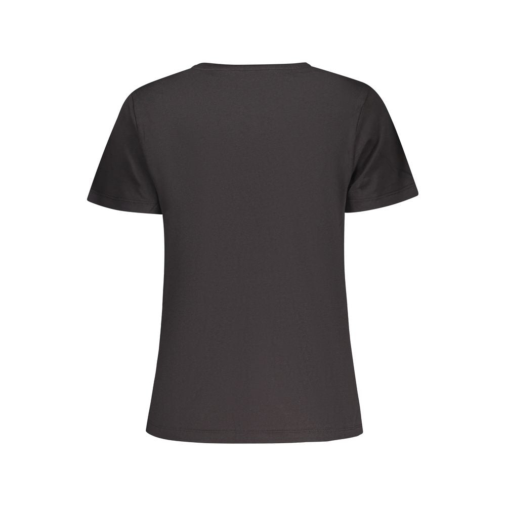 Pepe Jeans Black Cotton Women T-Shirt | Regal Royce