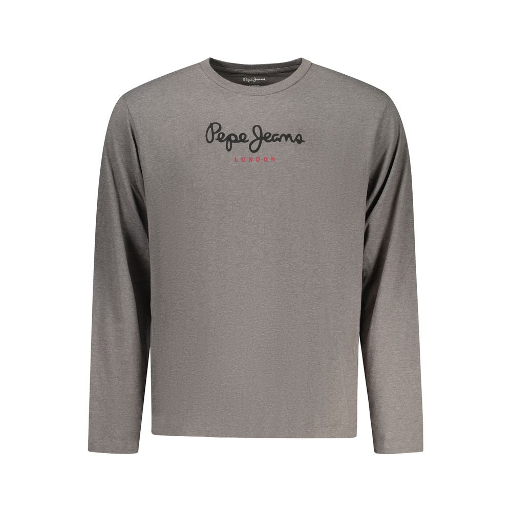 Pepe Jeans Grigio Cotton Men T-Shirt | Regal Royce