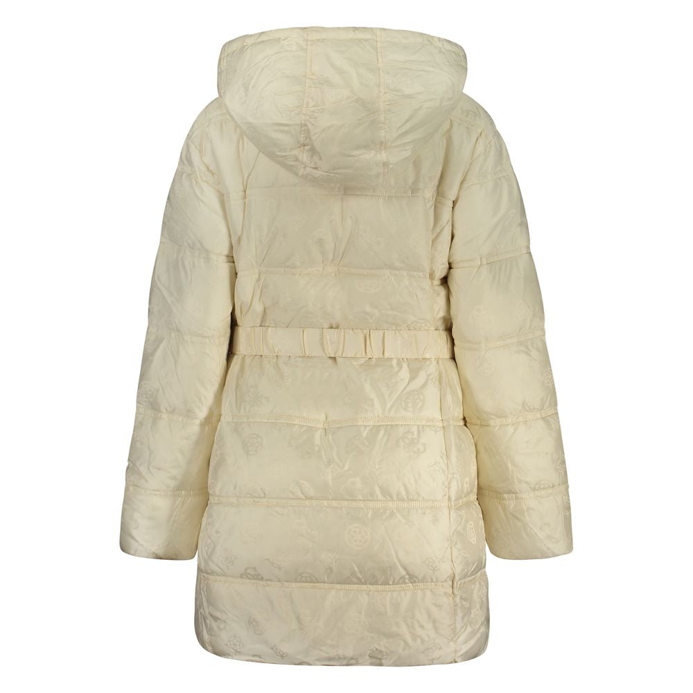 Guess Jeans Beige Poliammide Women's Jacket