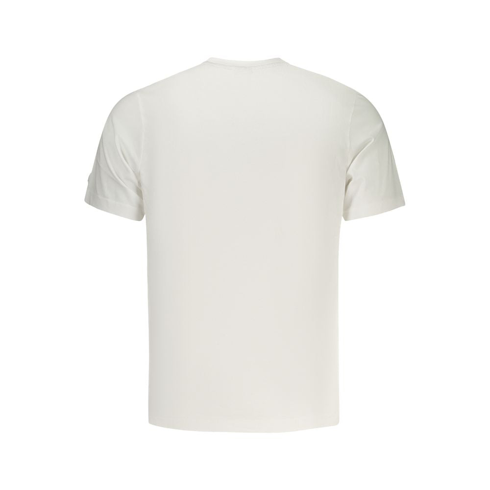 North Sails White Cotton Men T-Shirt | Regal Royce