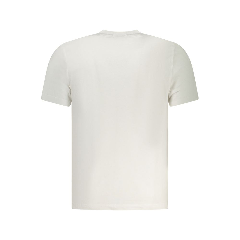 North Sails White Cotton Men T-Shirt | Regal Royce
