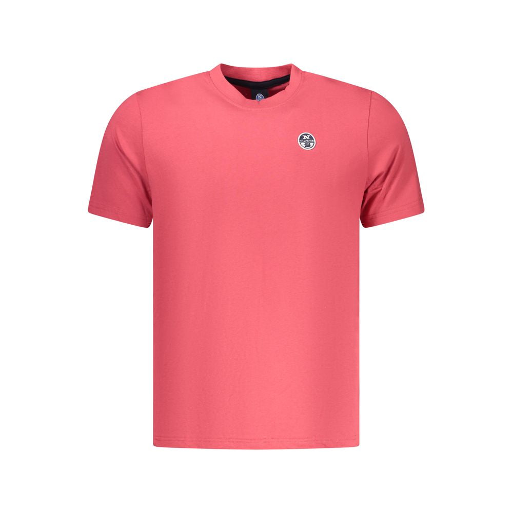 North Sails Red Cotton Men T-Shirt | Regal Royce