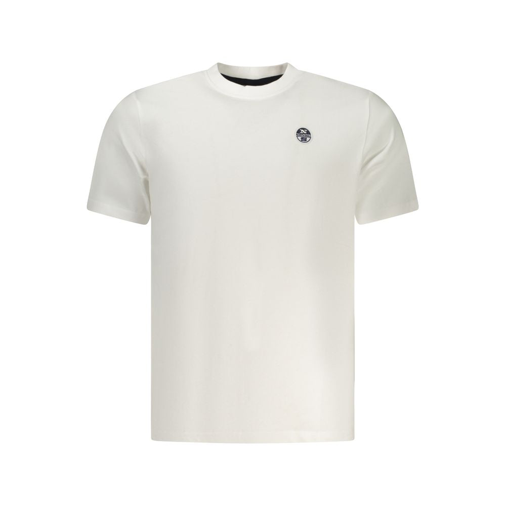 North Sails Bianco Cotton Men T-Shirt | Regal Royce