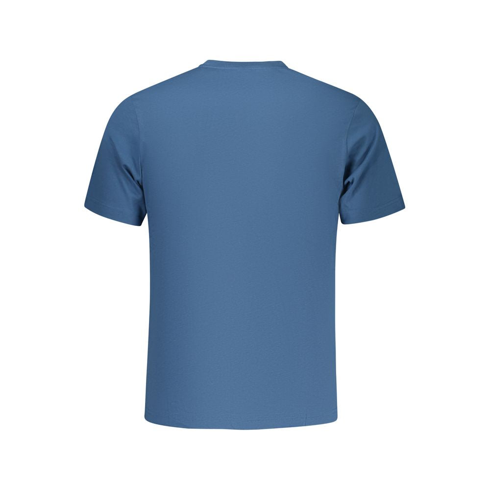 North Sails Blue Cotton Men T-Shirt | Regal Royce