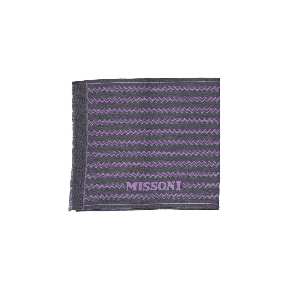 Missoni Gray Wool Scarf | Regal Royce
